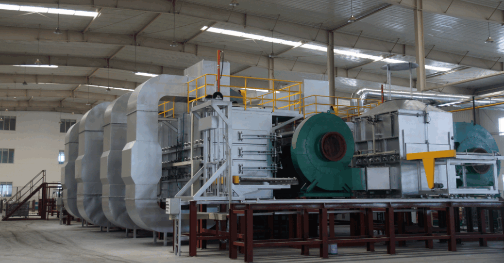 Air quenching furnace for aluminium alloy 